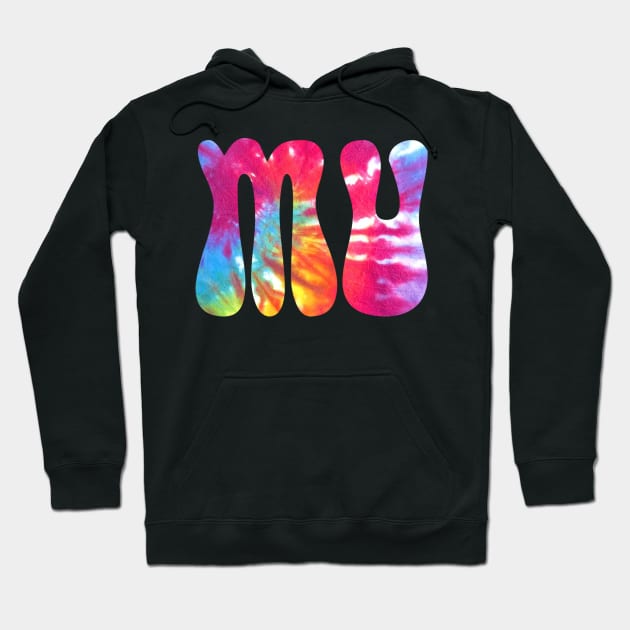 Tie Dye Mu Hoodie by lolosenese